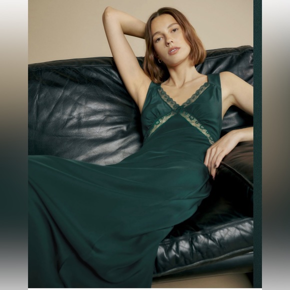 SOLD NWT Reformation Provence Dress Forest XL - Picture 8 of 14